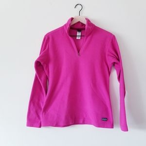Patagonia Pink Quarter Zip Up Fleece Jacket